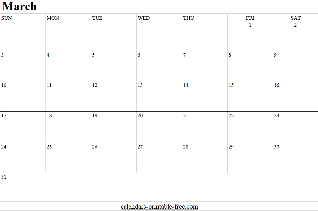March 2024 calendar Excel Printable Free
