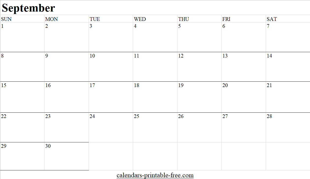 September 2024 calendar Excel